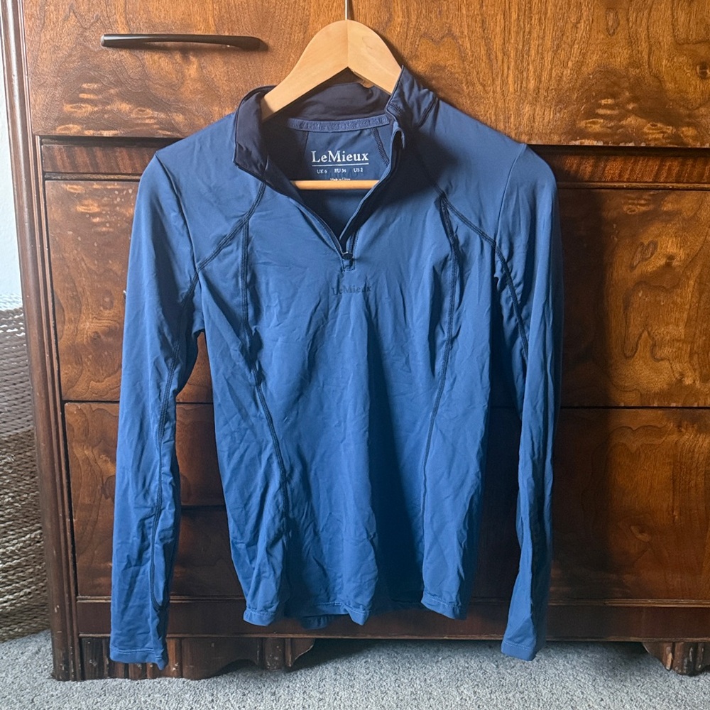 LeMieux blue base layer, Size 2/XS